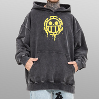 One Piece Jolly Roger Vintage Hoodie