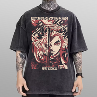 Demon Slayer Rengoku Vintage Tee