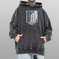 Attack on Titan Scouts Vintage Hoodie