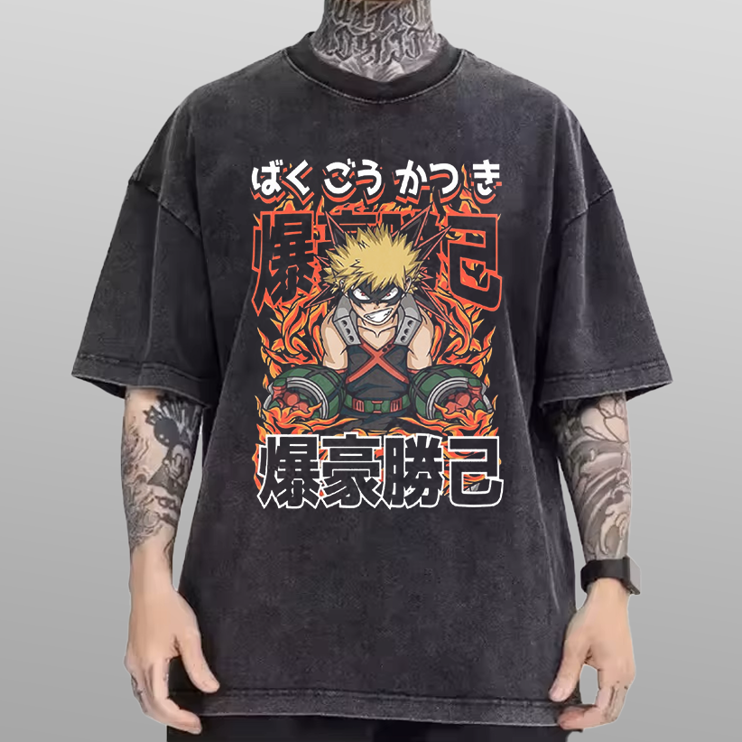 My Hero Academia Bakugo Vintage Tee