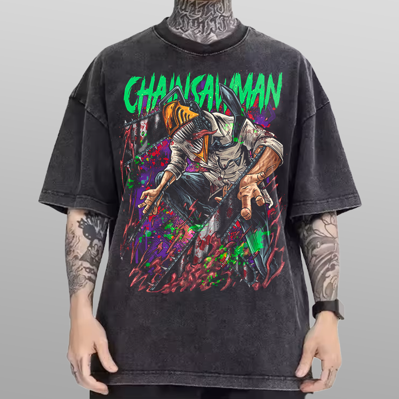 Chainsaw Man Denji Vintage Tee