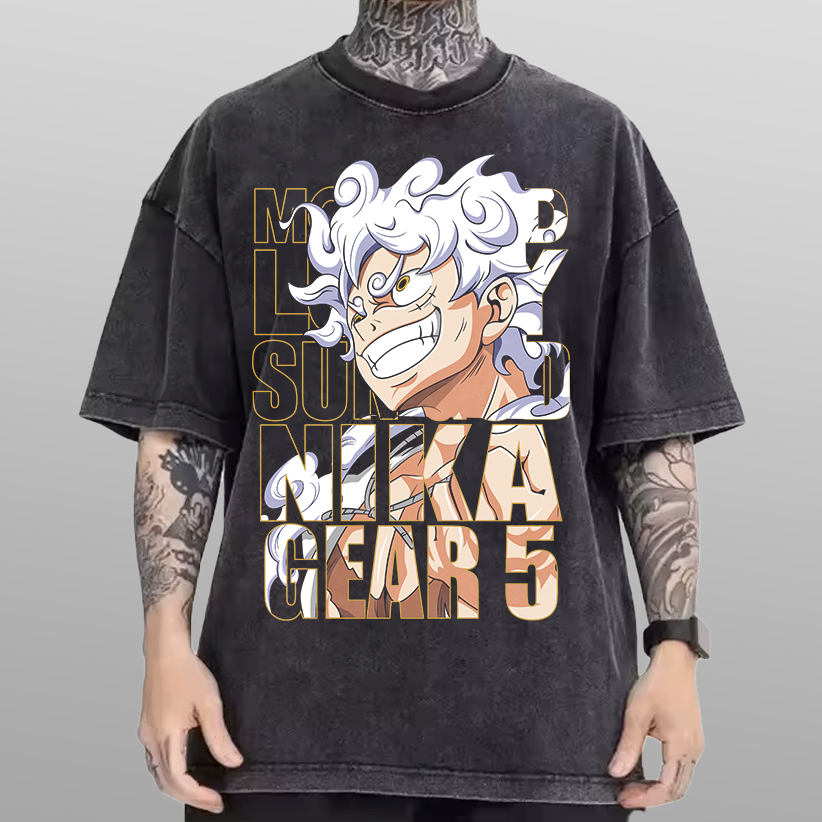 One Piece Gear 5 Vintage Tee