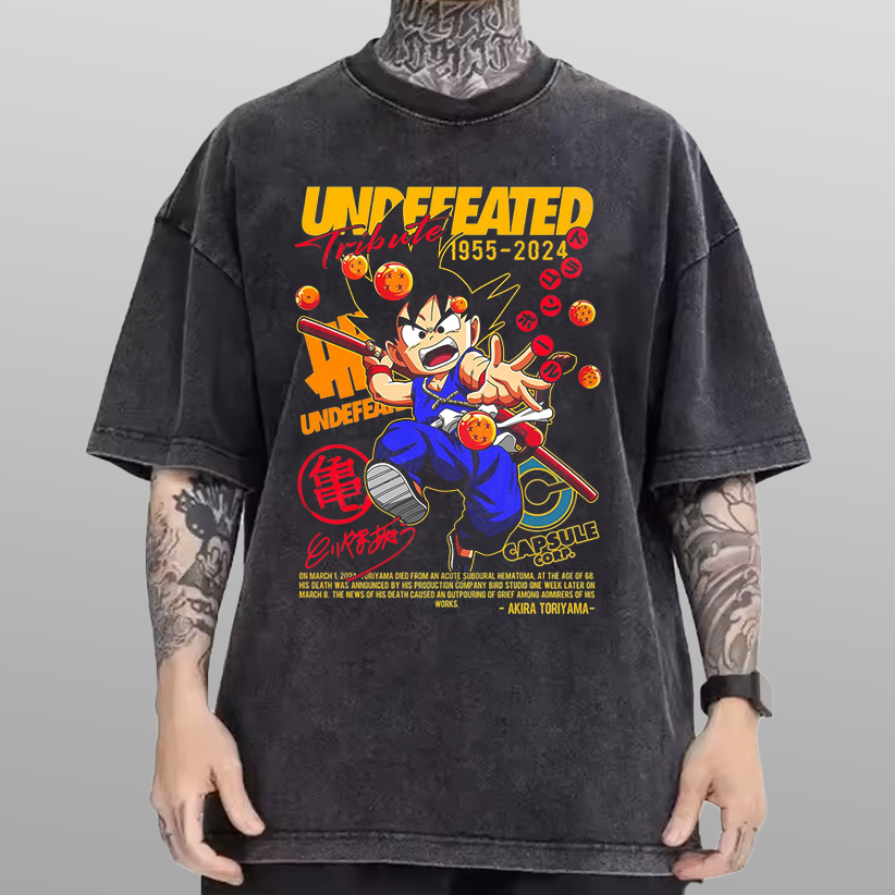 Dragon Ball Goku Undefeated Vintage Tee