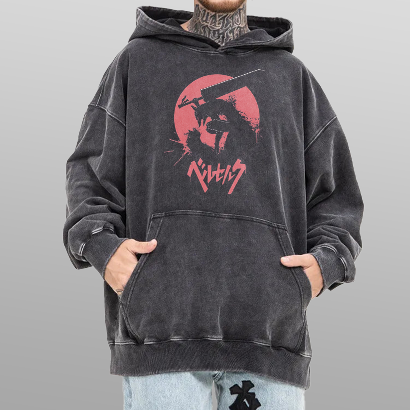 Berserk Guts Armor Vintage Hoodie