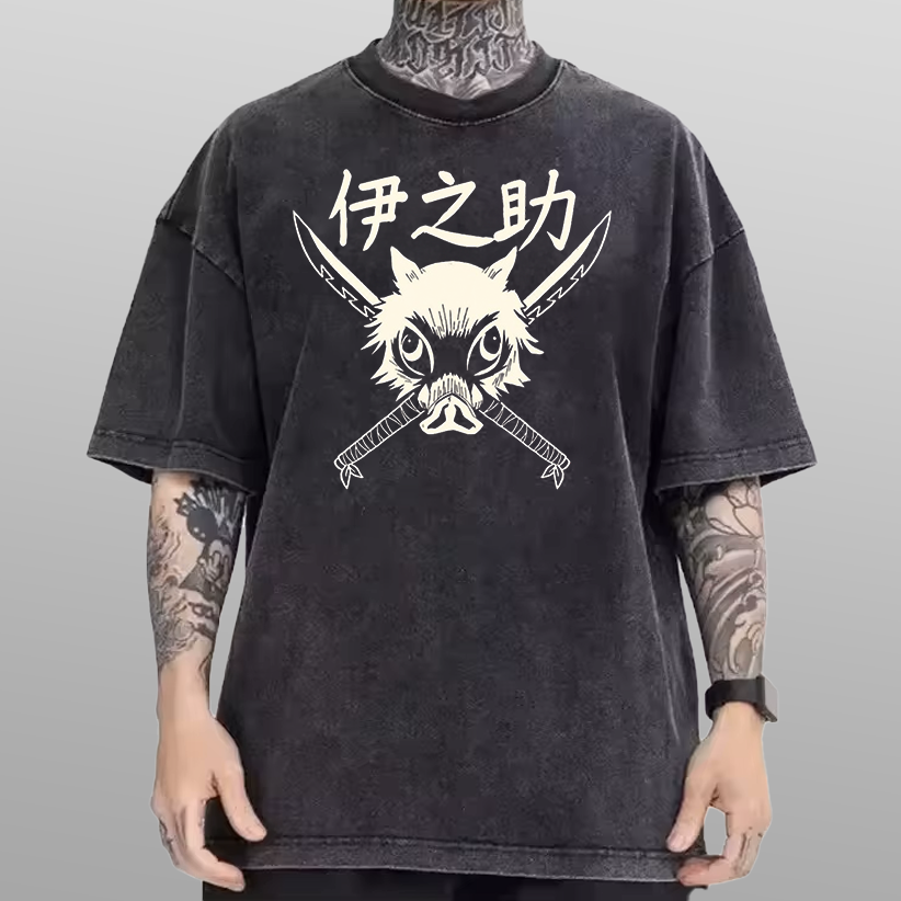 Demon Slayer Inosuke Vintage Tee