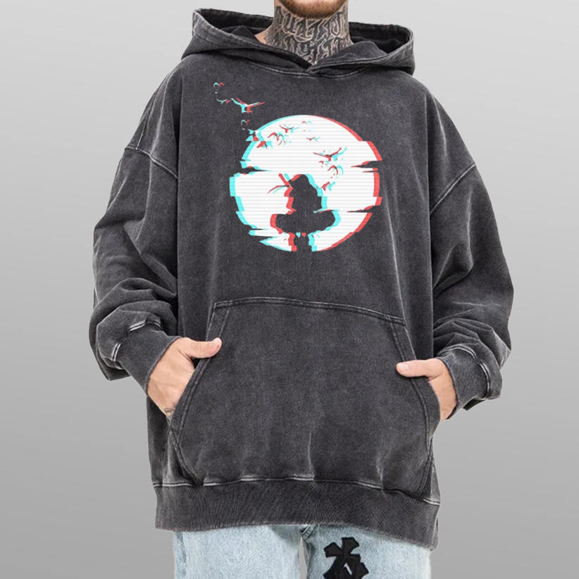 Naruto Shippuden Itachi Vintage Hoodie