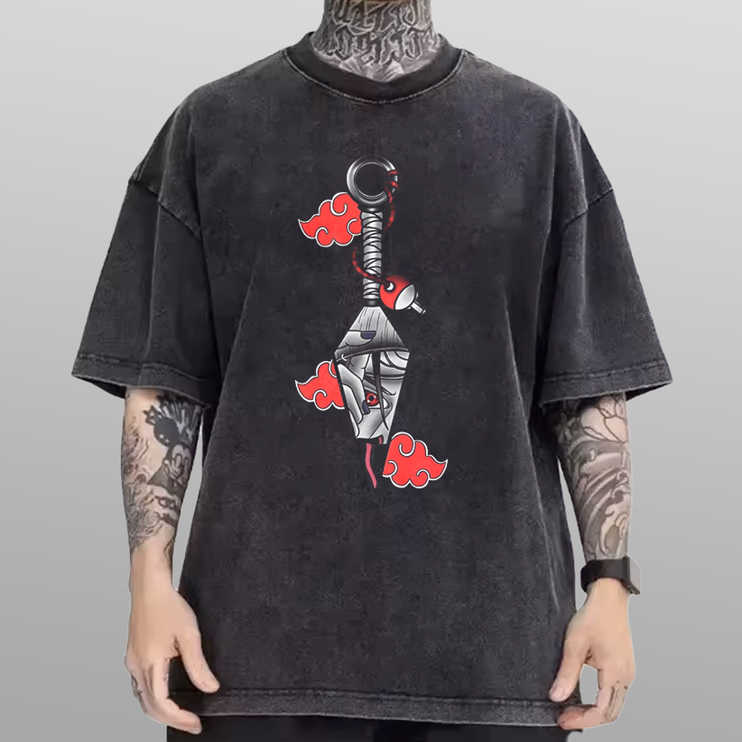Naruto Shippuden Itachi x Kunai Vintage Tee