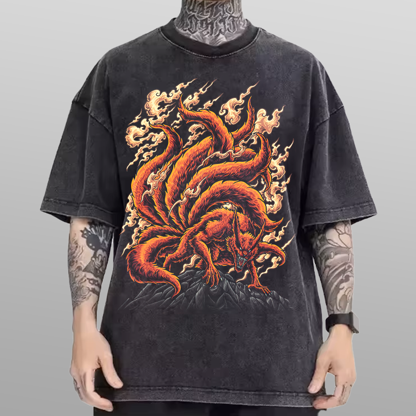 Naruto Shippuden Kurama Vintage Tee