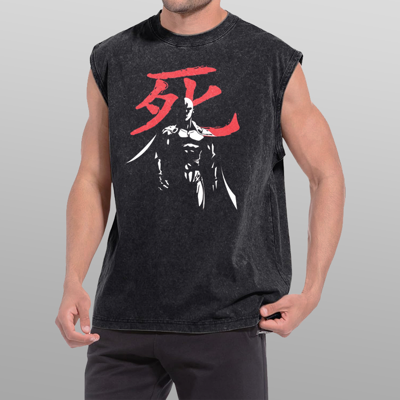 One Punch Man Saitama Tank Top