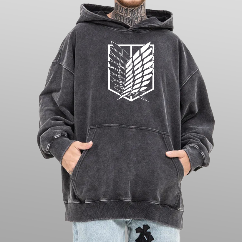 Attack on Titan Scouts Vintage Hoodie