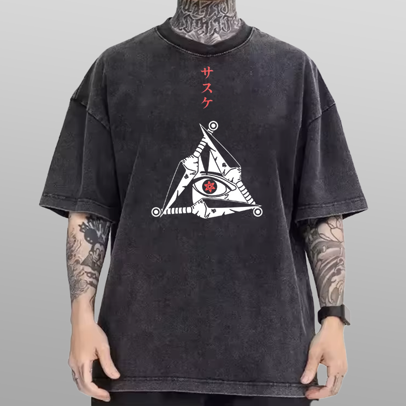 Naruto Shippuden Sharingan Vintage Tee