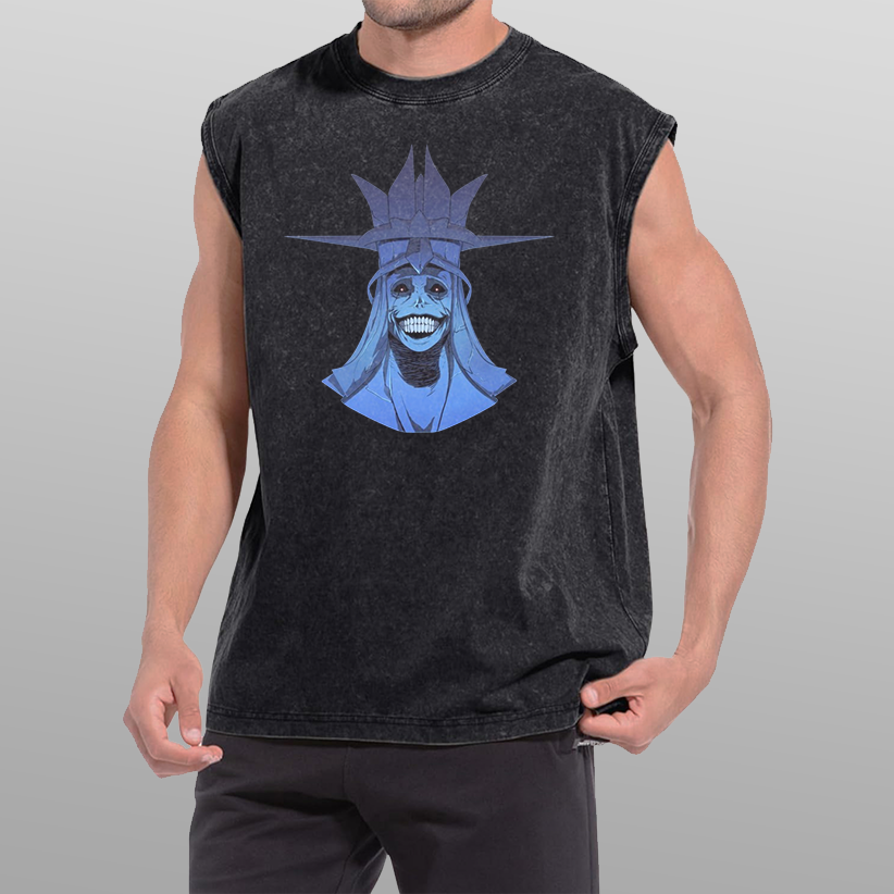 Solo Leveling Statue of God Tank Top