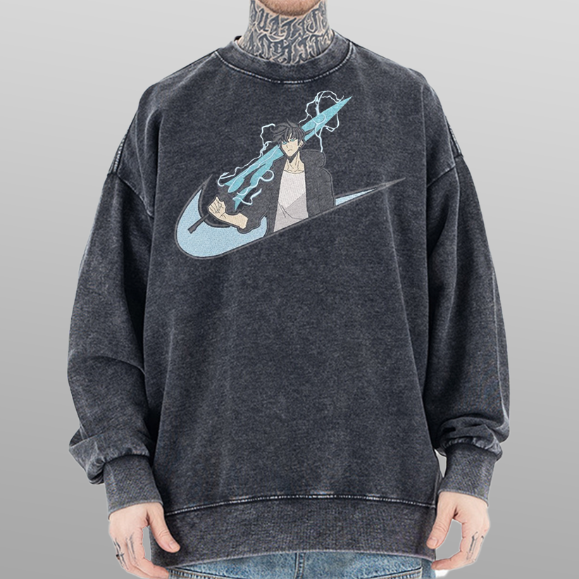 Solo Leveling Jinwoo x Nike Long Sleeves