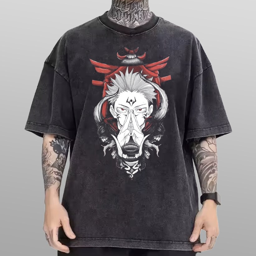 Jujutsu Kaisen Sukuna Vintage Tee