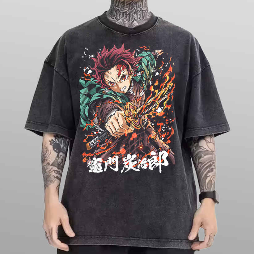 Demon Slayer Tanjiro Vintage Tee