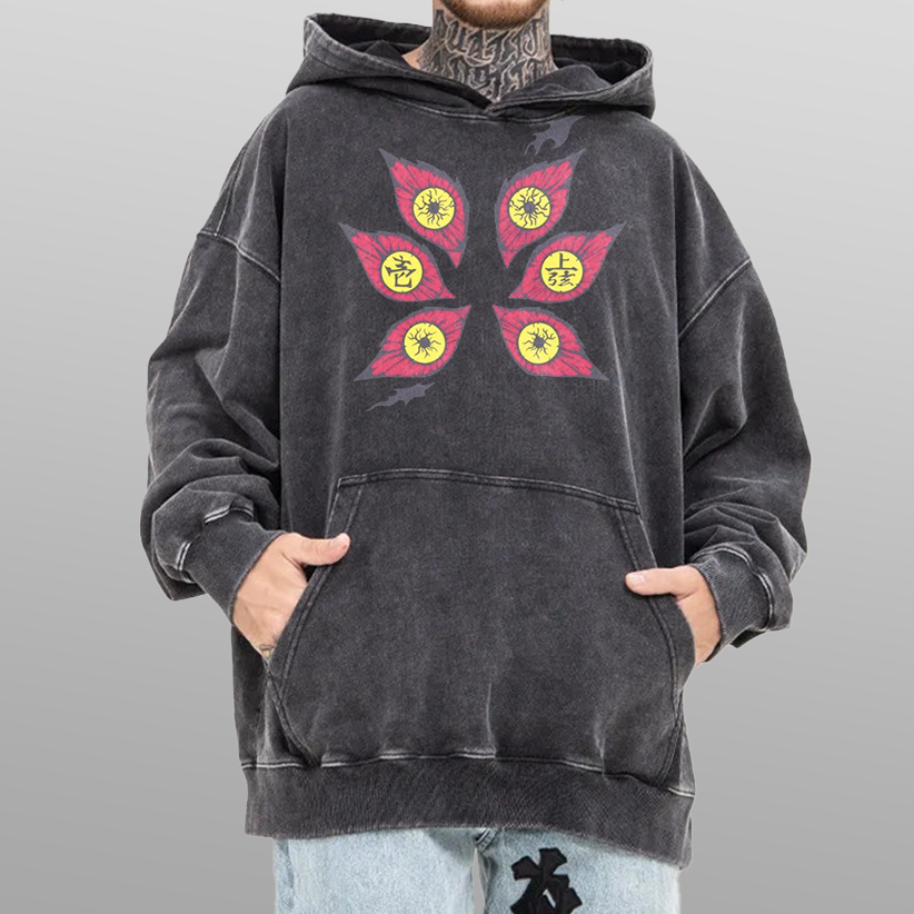 Demon Slayer Upper Moon Vintage Hoodie