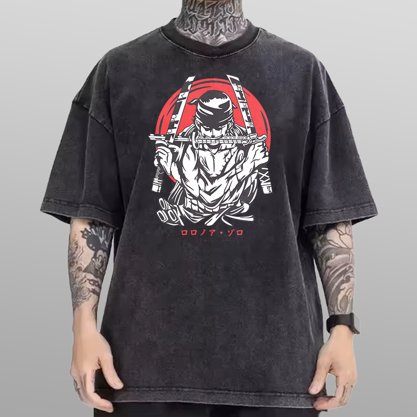 One Piece Roronoa Vintage Tee